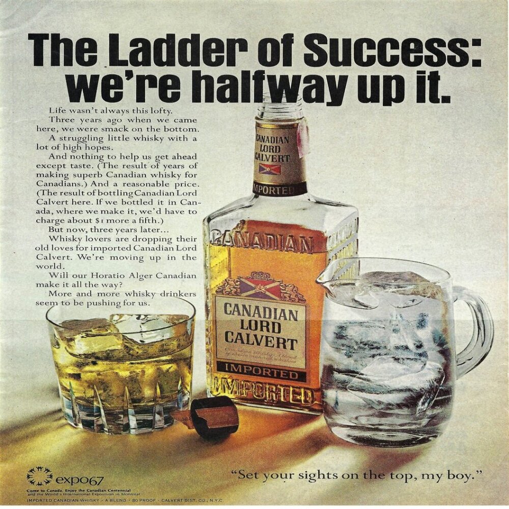 1967 Canadian Lord Calvert Imported Whiskey Vintage Magazine Print Ad/Poster